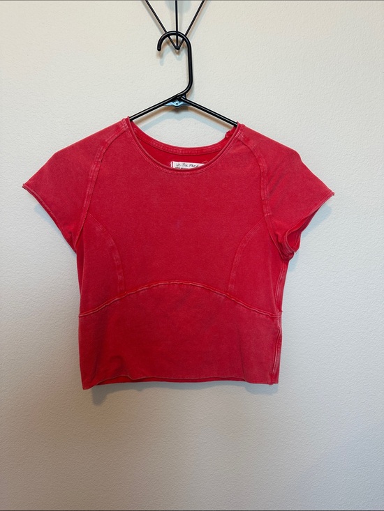 We The Free Tops - We The Free Red Crop Tee